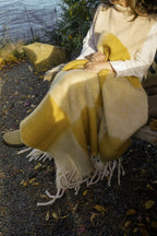 Checkerboard Throw, Ochre